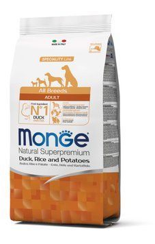Сухой корм Monge DOG All breeds Adult duck & rice для взрослых собак всех пород (утка) 2,5 кг 70011129 фото