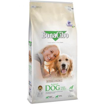 Сухой корм BonaCibo Adult Dog Lamb & Rice (БонаСибо) для собак с чувствительным пищеварением всех пород (ягненок и рис) 15 кг BC405789 фото
