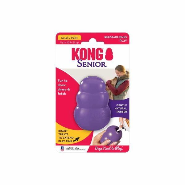 Kong Senior прочная интерактивная игрушка для закладки лакомств для пожилых собак S 11551 фото