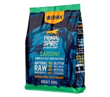 PRIMAL SPIRIT Iberian Sardine Сухий корм для дорослих собак всіх порід (з іберійською свининою та сардиною) 1 кг IBERD010301614 фото