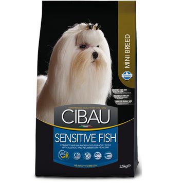 Сухий корм Farmina (Фарміна) CIBAU SENSITIVE FISH MINI для дорослих собак дрібних порід з чутливим травленням (риба) 2,5 кг (030962) 161021 фото