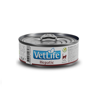 Дієтичний вологий корм для дорослих кішок Farmina Vet Life Hepatic при хронічній печінковій недостатності, 85 г 179456 фото