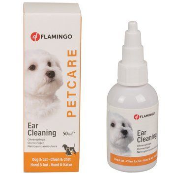 Капли Flamingo Petcare Ear Cleaner для чистки ушей собак и котов, 50 мл 181095 фото