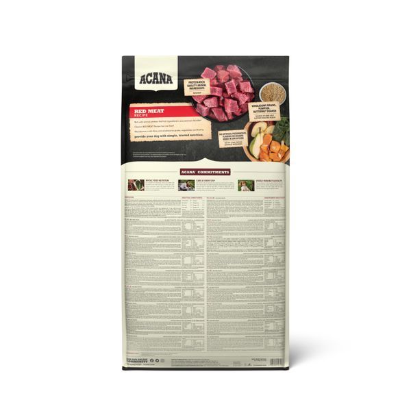 Сухий корм Acana Red Meat Recipe Dog для собак для всіх порід і вікових груп 14.5кг a56117 фото