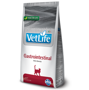 Сухой корм Farmina Vet Life Gastrointestinal для кошек, при заболевании ЖКТ, 2 кг (025340) 160386 фото