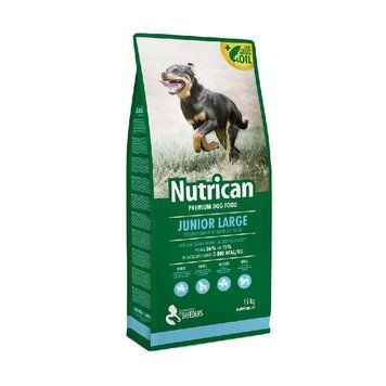 Сухой корм Nutrican Junior Large (Нутрикан) для щенков крупных пород (курица) 15 кг nc506996 фото
