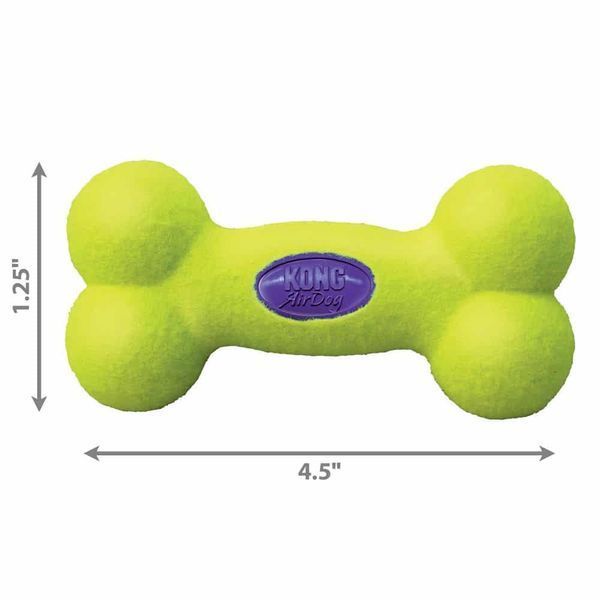 Іграшка KONG AirDog Squeaker Bone повітряна кістка для собак середніх порід, М 775296 фото