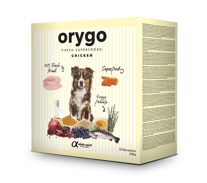 Orygo Chicken (Оріго Чікен) Напіввологий беззерновий корм для дорослих собак 3.6кг ORYGD030000546 фото