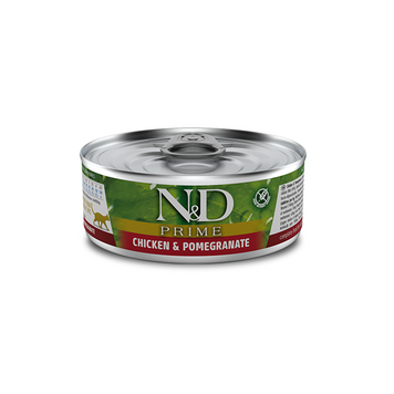 Вологий корм для кішок Farmina N&D Grain Free PRIME CHICKEN ADULT беззерновий з куркою, гранатом 70 г 160599 фото