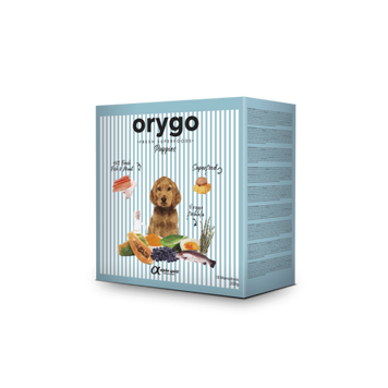 ORYGO Puppies Полувлажный корм для щенков всех пород (с лососем и бататом) 3,6 кг ORYGD030030046 фото