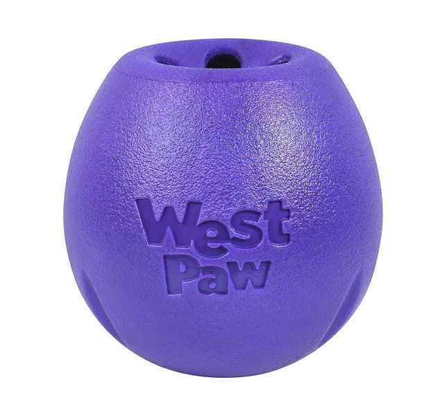 West Paw Zogoflex Echo Rumbl игрушка-кормушка для собак, малая фиолетовый BZ040EGG фото