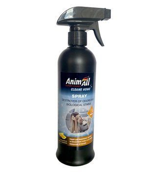 Спрей Animall Cleane Home ликвидатор запахов и биологических пятен, корица с апельсином, 500 мл 163085 фото