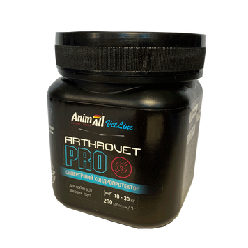 Хондропротектор AnimAll VetLine Arthrovet PRO для средних пород собак 1 г &times; 200 табл 139876 фото