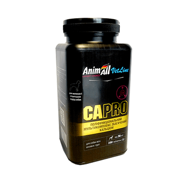 Витамины AnimAll VetLine Ca PRO для крупных пород собак 2 г &times; 250 табл 139878 фото