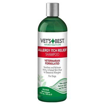 Vet's Best Allergy Itch Relief Shampoo Шампунь для собак при алергії, для чутливої ​​шкіри 470 мл vb10345 фото