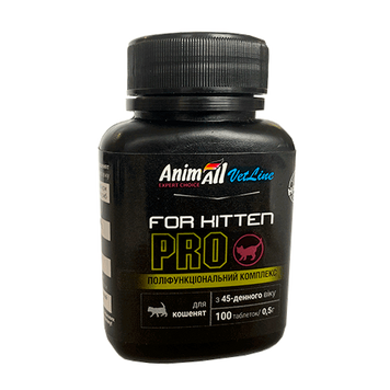 AnimAll VetLine Kitten PRO для кошенят з 45-днів 0,5 г х 100 таб  139893 фото
