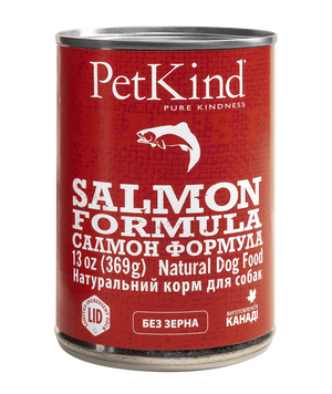 PetKind Salmon Formula вологий корм у формі паштету для собак усіх порід та віку (дикий лосось та оселедець) 369 г Pk00530 фото