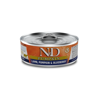 Вологий корм для кішок Farmina N&D Grain Free PRIME LAMB ADULT беззерновий з ягням, чорницею 70 г 160600 фото