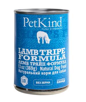 PetKind Lamb Tripe Formula вологий корм у формі паштету для собак усіх порід та вікових груп (ягня, індичка, овечий рубець) 369 г Pk00540 фото