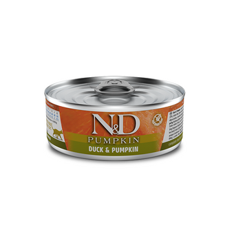 Вологий корм для кішок Farmina N&D Grain Free PUMPKIN DUCK ADULT беззерновий з гарбузом, качкою 70 г 160603 фото