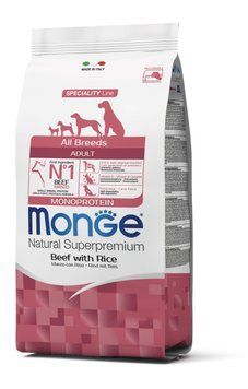 Monge Dog All breeds Adult Сухой корм для взрослых собак (говядина) 2,5 кг 70004947 фото