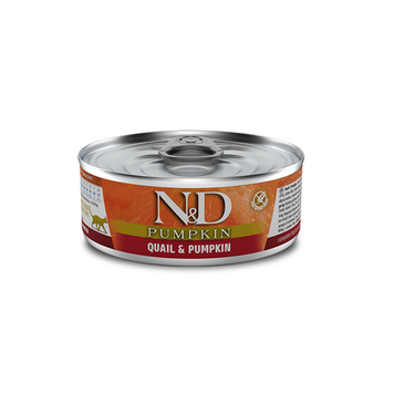 Вологий корм для кішок Farmina N&D Grain Free PUMPKIN QUAIL ADULT беззерновий з гарбузом, перепелом 70 г 160605 фото