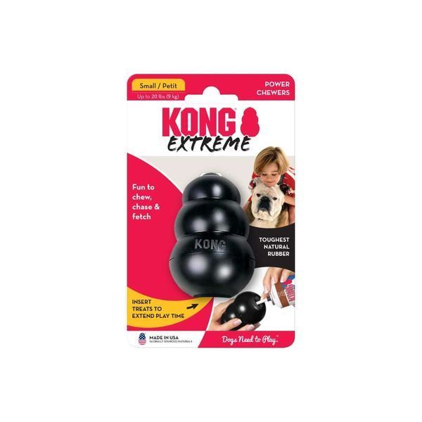 Kong Extreme сверхпрочная интерактивная игрушка для закладки лакомств для собак S 11605 фото